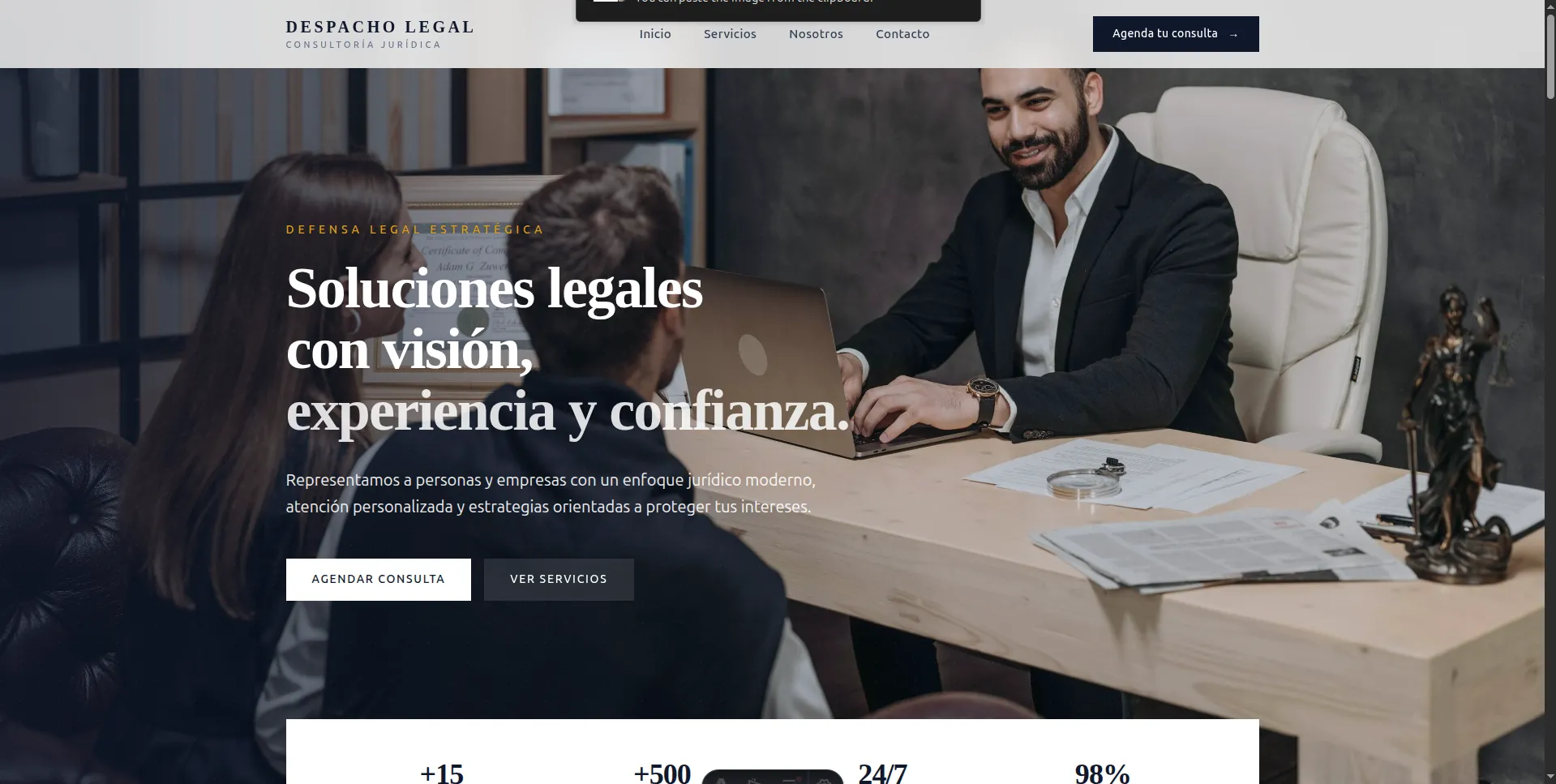 Demostracion de pagina web
